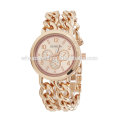 new design Gold alloy chain watch ladies geneva watches